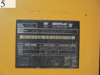 Used Construction Machine Used CAT CAT Bulldozer  D3G