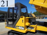 中古建設機械 中古 コマツ KOMATSU クローラ・キャリア クルクルキャリア・全旋回キャリアダンプ CD60R-1