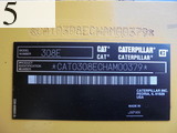 中古建設機械 中古 キャタピラー CAT 油圧ショベル・バックホー ０．２－０．３立米 308ECR