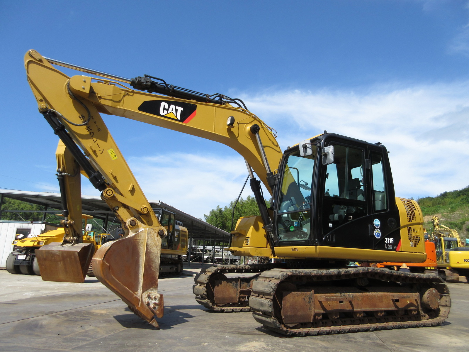 中古建設機械 中古 キャタピラー CAT 油圧ショベル・バックホー ０．４－０．５立米 311FLRR