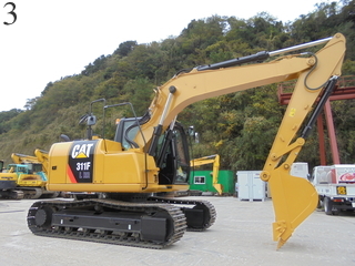 中古建設機械 中古 キャタピラー CAT 油圧ショベル・バックホー ０．４－０．５立米 311FLRR