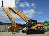 中古建設機械 中古 キャタピラー CAT 解体機 ロングフロント・ハイリフト 320DL