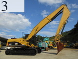 中古建設機械 中古 キャタピラー CAT 解体機 ロングフロント・ハイリフト 320DL