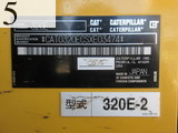 中古建設機械 中古 キャタピラー CAT 油圧ショベル・バックホー ０．７－０．９立米 320E-2