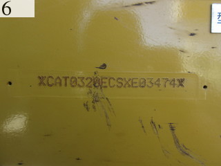 中古建設機械 中古 キャタピラー CAT 油圧ショベル・バックホー ０．７－０．９立米 320E-2