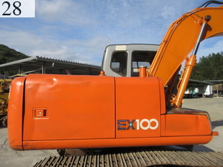 中古建設機械 中古 日立建機 HITACHI 油圧ショベル・バックホー ０．４－０．５立米 EX100-5E