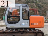 中古建設機械 中古 日立建機 HITACHI 油圧ショベル・バックホー ０．４－０．５立米 EX120-5E