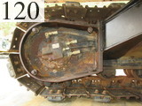 中古建設機械 中古 日立建機 HITACHI 油圧ショベル・バックホー ０．４－０．５立米 EX120-5E