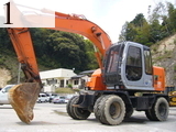 中古建設機械 中古 日立建機 HITACHI 油圧ショベル・バックホー ホイール式油圧ショベル EX125WD-5