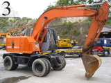 中古建設機械 中古 日立建機 HITACHI 油圧ショベル・バックホー ホイール式油圧ショベル EX125WD-5