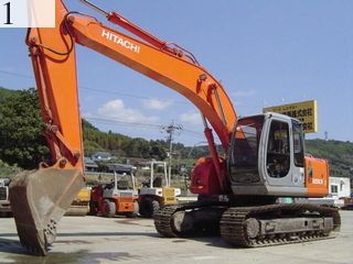 中古建設機械 中古 日立建機 HITACHI 油圧ショベル・バックホー ０．７－０．９立米 EX225USR