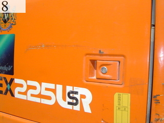 中古建設機械 中古 日立建機 HITACHI 油圧ショベル・バックホー ０．７－０．９立米 EX225USR
