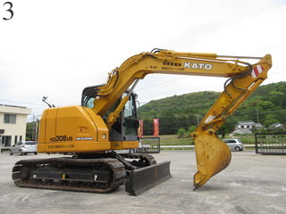 中古建設機械 中古 加藤製作所 KATO WORKS 油圧ショベル・バックホー ０．２－０．３立米 HD308US-6