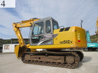 中古建設機械 中古 加藤製作所 KATO WORKS 油圧ショベル・バックホー ０．４－０．５立米 HD512V