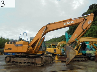 中古建設機械 中古 加藤製作所 KATO WORKS 油圧ショベル・バックホー ０．７－０．９立米 HD820V