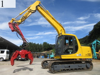中古建設機械 中古 コマツ KOMATSU 林業機械 プロセッサー PC120-6E0