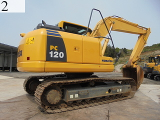 中古建設機械 中古 コマツ KOMATSU 油圧ショベル・バックホー ０．４－０．５立米 PC120-8