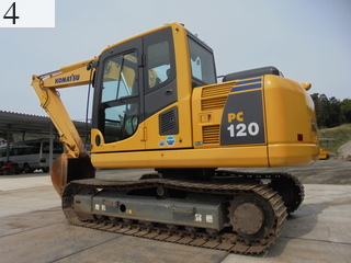中古建設機械 中古 コマツ KOMATSU 油圧ショベル・バックホー ０．４－０．５立米 PC120-8
