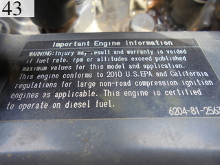 中古建設機械 中古 コマツ KOMATSU 油圧ショベル・バックホー ０．４－０．５立米 PC120-8