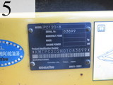 中古建設機械 中古 コマツ KOMATSU 油圧ショベル・バックホー ０．４－０．５立米 PC120-8