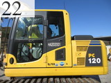 中古建設機械 中古 コマツ KOMATSU 油圧ショベル・バックホー ０．４－０．５立米 PC120-8