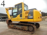 中古建設機械 中古 コマツ KOMATSU 油圧ショベル・バックホー ０．４－０．５立米 PC120-8
