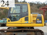 中古建設機械 中古 コマツ KOMATSU 油圧ショベル・バックホー ０．４－０．５立米 PC120-8