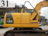 中古建設機械 中古 コマツ KOMATSU 油圧ショベル・バックホー ０．４－０．５立米 PC120-8