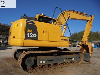 中古建設機械 中古 コマツ KOMATSU 油圧ショベル・バックホー ０．４－０．５立米 PC120-8