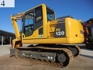 中古建設機械 中古 コマツ KOMATSU 油圧ショベル・バックホー ０．４－０．５立米 PC120-8