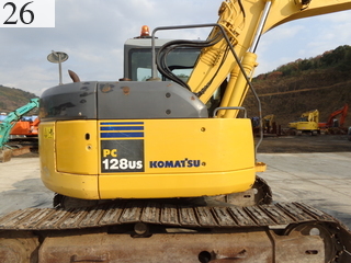 中古建設機械 中古 コマツ KOMATSU 油圧ショベル・バックホー ０．４－０．５立米 PC128US-2E1