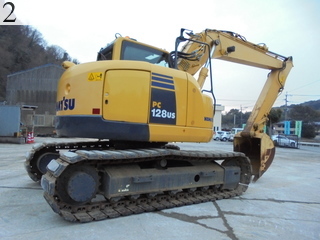 中古建設機械 中古 コマツ KOMATSU 油圧ショベル・バックホー ０．４－０．５立米 PC128US-8