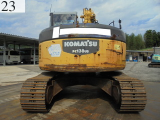 中古建設機械 中古 コマツ KOMATSU 油圧ショベル・バックホー ０．４－０．５立米 PC138US-2