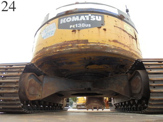 中古建設機械 中古 コマツ KOMATSU 油圧ショベル・バックホー ０．４－０．５立米 PC138US-2