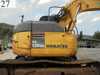 中古建設機械 中古 コマツ KOMATSU 油圧ショベル・バックホー ０．４－０．５立米 PC138US-2