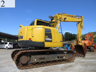 中古建設機械 中古 コマツ KOMATSU 油圧ショベル・バックホー ０．４－０．５立米 PC138US-8