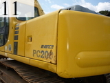 中古建設機械 中古 コマツ KOMATSU 油圧ショベル・バックホー ０．７－０．９立米 PC200-6E