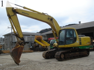 中古建設機械 中古 コマツ KOMATSU 油圧ショベル・バックホー ０．７－０．９立米 PC200-6E