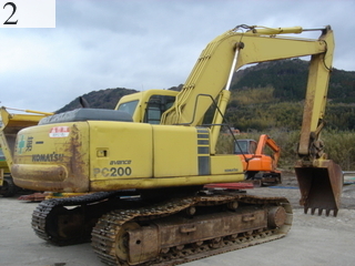 中古建設機械 中古 コマツ KOMATSU 油圧ショベル・バックホー ０．７－０．９立米 PC200-6E