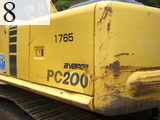 中古建設機械 中古 コマツ KOMATSU 油圧ショベル・バックホー ０．７－０．９立米 PC200-6E