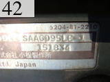 中古建設機械 中古 コマツ KOMATSU 油圧ショベル・バックホー ０．７－０．９立米 PC200-6E