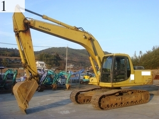 中古建設機械 中古 コマツ KOMATSU 油圧ショベル・バックホー ０．７－０．９立米 PC200-6M