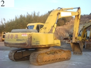中古建設機械 中古 コマツ KOMATSU 油圧ショベル・バックホー ０．７－０．９立米 PC200-6M