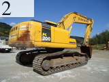中古建設機械 中古 コマツ KOMATSU 油圧ショベル・バックホー ０．７－０．９立米 PC200-7