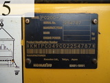 中古建設機械 中古 コマツ KOMATSU 油圧ショベル・バックホー ０．７－０．９立米 PC200-7