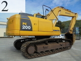 中古建設機械 中古 コマツ KOMATSU 油圧ショベル・バックホー ０．７－０．９立米 PC200-8N1