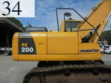 中古建設機械 中古 コマツ KOMATSU 油圧ショベル・バックホー ０．７－０．９立米 PC200-8N1