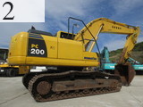 中古建設機械 中古 コマツ KOMATSU 油圧ショベル・バックホー ０．７－０．９立米 PC200-8N1