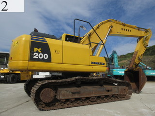 中古建設機械 中古 コマツ KOMATSU 油圧ショベル・バックホー ０．７－０．９立米 PC200-8N1