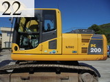 中古建設機械 中古 コマツ KOMATSU 油圧ショベル・バックホー ０．７－０．９立米 PC200-8N1